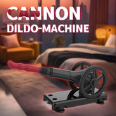 Máquina de dildos de empuje en forma de cañón con dildos y control remoto